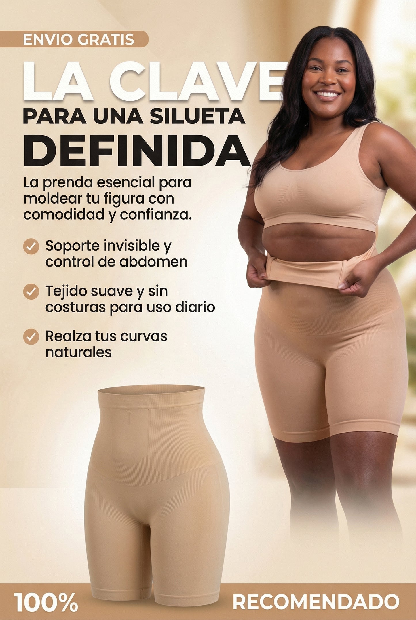 SHORT MOLDEADOR PRO COLOMBIANO