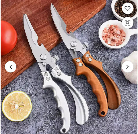 TIJERA  MULTIFUNCIONAL DE ACERO INOXIDABLE PARA COCINA