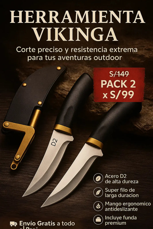 PACK DE 2 HERRAMIENTAS VIKINGAS