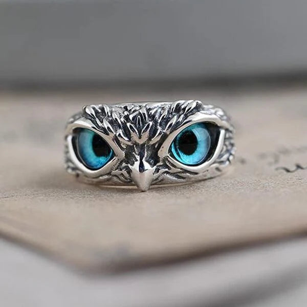 Anillo de Búho para la Buena Suerte y Prosperidad (AJUSTABLE)
