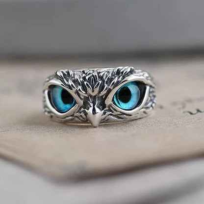 Anillo de Búho para la Buena Suerte y Prosperidad (AJUSTABLE)