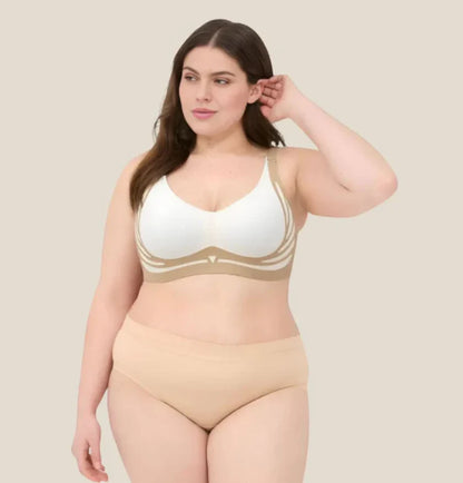 LushFitting Sujetador Push Up Sin Costuras - Set de 3 unidades