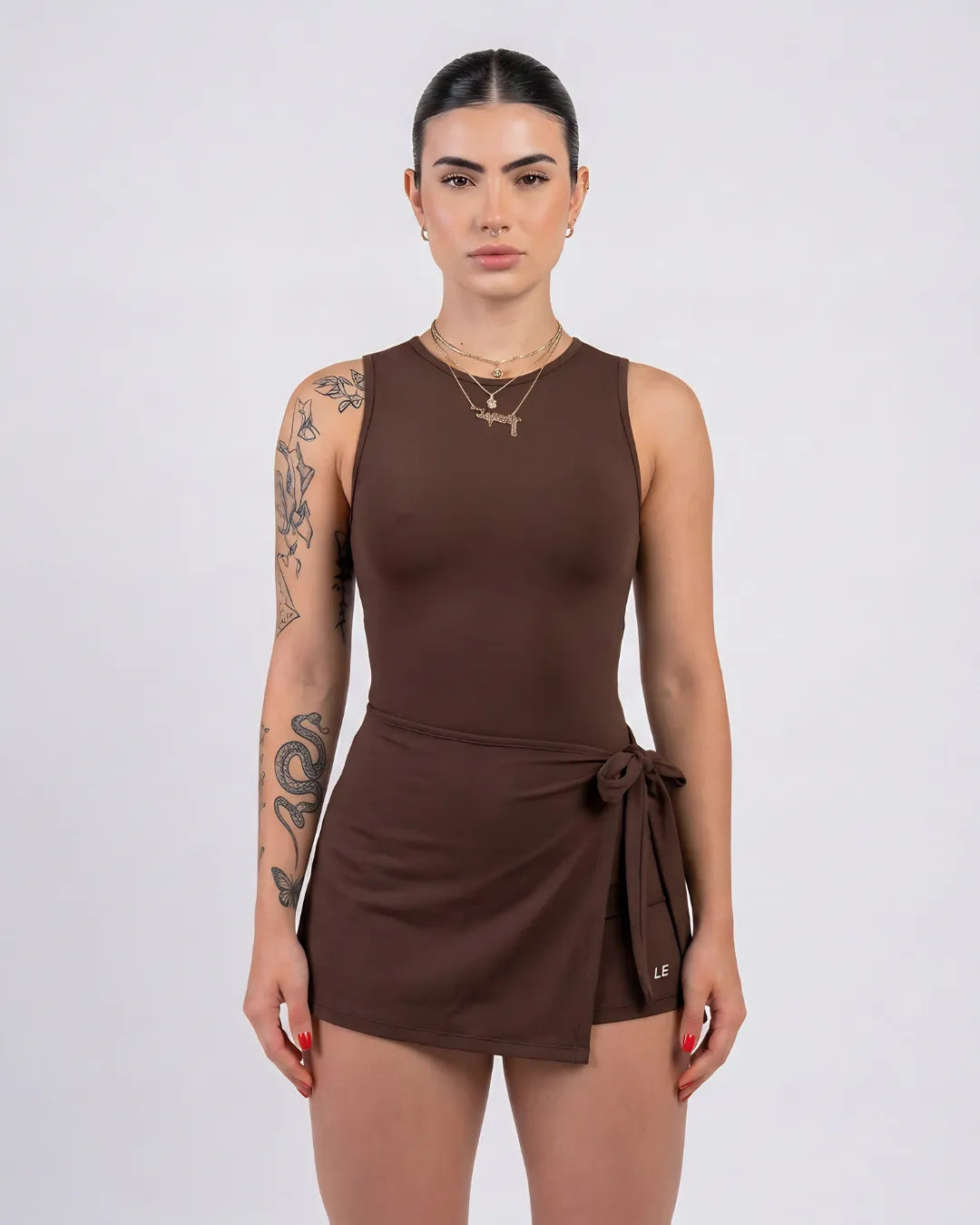 ENTERIZO VESTIDO SIN MANGAS