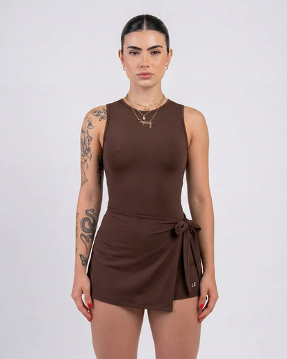 ENTERIZO VESTIDO SIN MANGAS